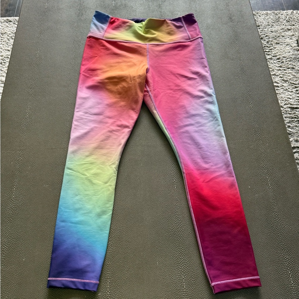 Athleta Women's Rainbow Gradient Leggings